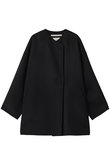 【ebure 10th×Ron Herman】カシミアリバー ノーカラー ショートコート エブール/ebure