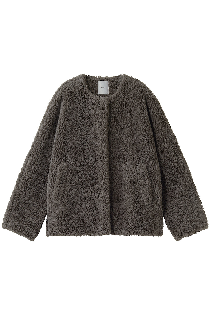 【ebure 10th×ELLE SHOP限定】ショートボアコート