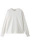 【ebure 10th×Ron Herman】ピュアオーガニックコットン ロングTシャツ エブール/ebure ホワイト