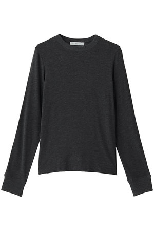 エブール/ebureのシアーコットンヴィスコース ロングスリーブカットソー(110100/110103)