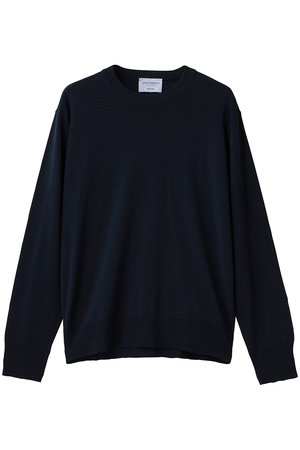 エブール/ebureの【予約販売】【ebure×JOHN SMEDLEY】クルーネックニットロングT(110300/110301)
