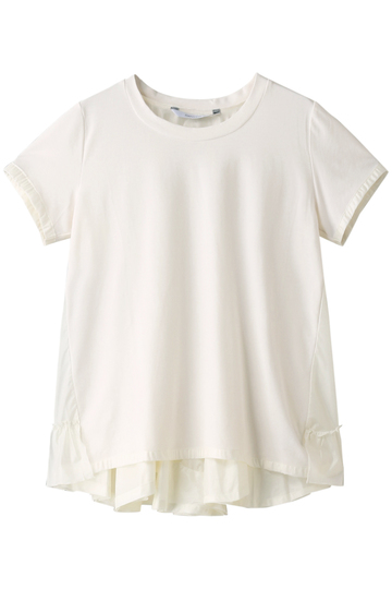 DANSKIN ダンスキン 【CAPSULE COLLECTION】バックフリルTシャツ オフホワイト