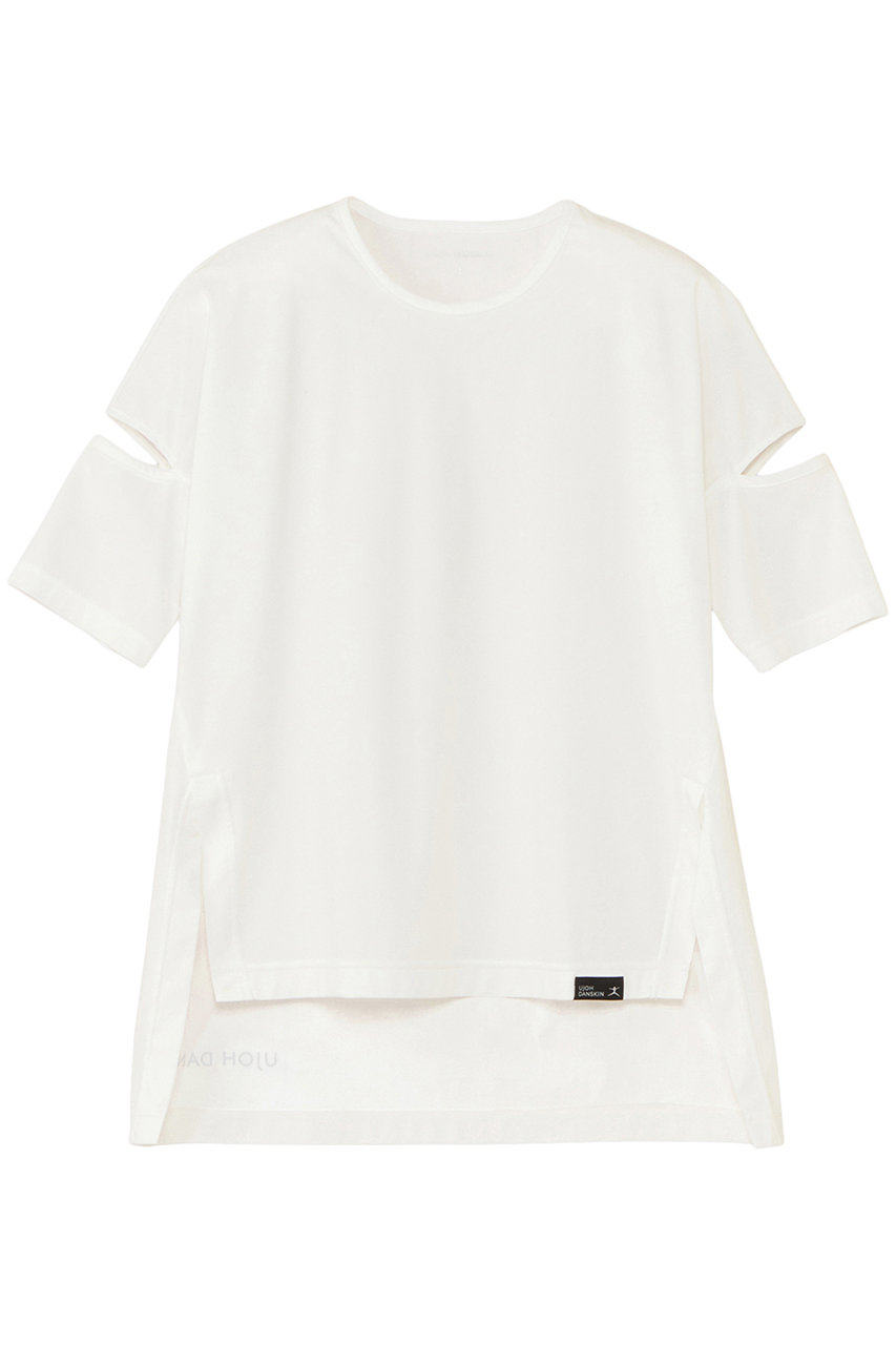 DANSKIN 【UJOH×DANSKIN】ハーフスリーブTシャツ (ホワイト, M) ダンスキン ELLE SHOP