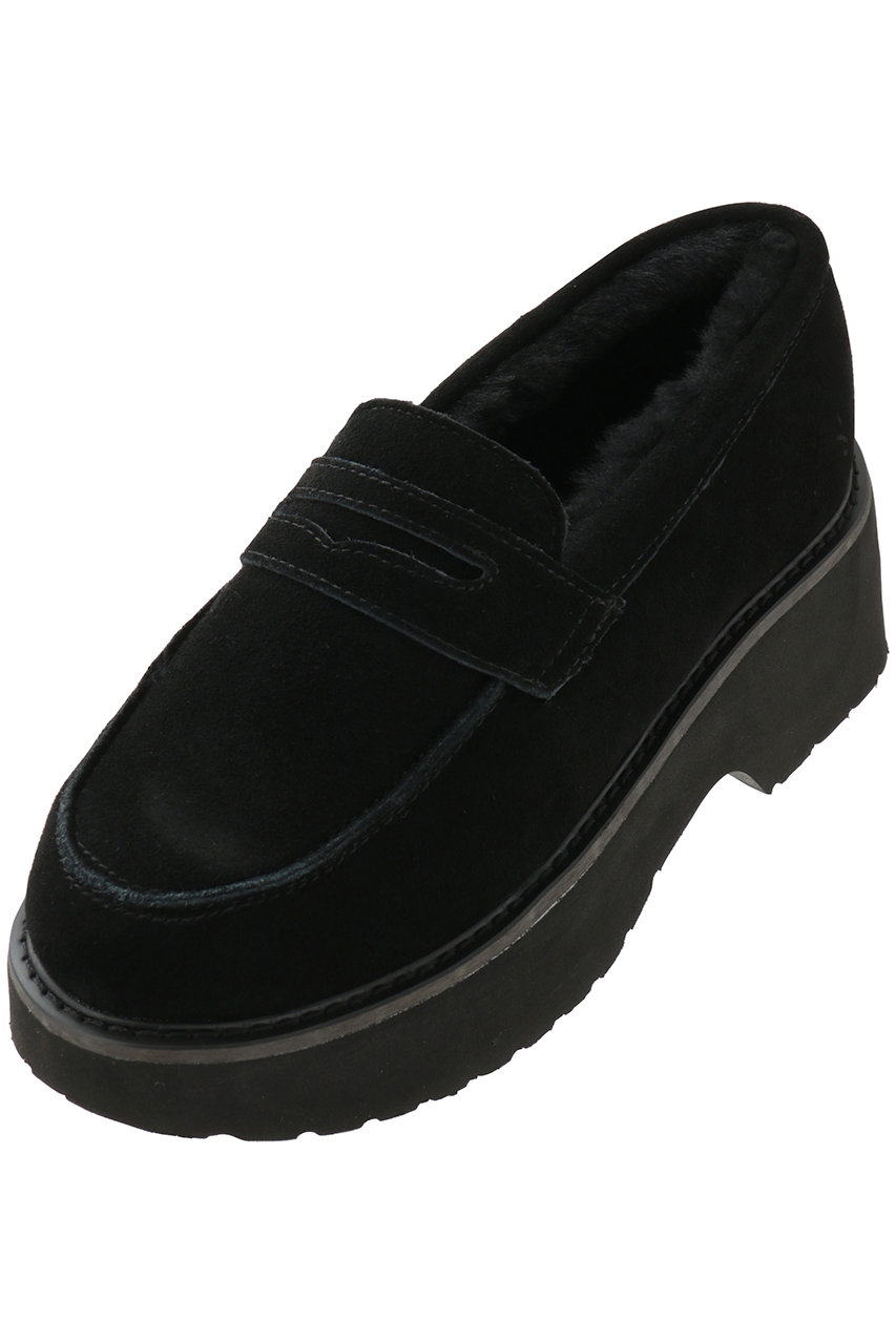 EMU Australia Evelyn Clog (ブラック, W7(24cm)) エミュ オーストラリア ELLE SHOP