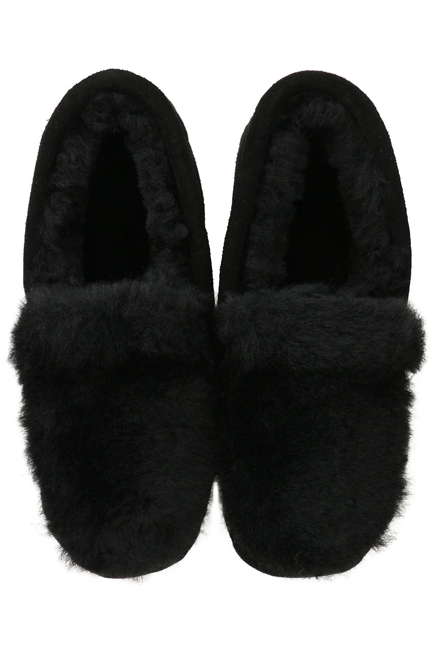EMU Australia Cairns Reverse Fur (ブラック, W9(26cm)) エミュ オーストラリア ELLE SHOP