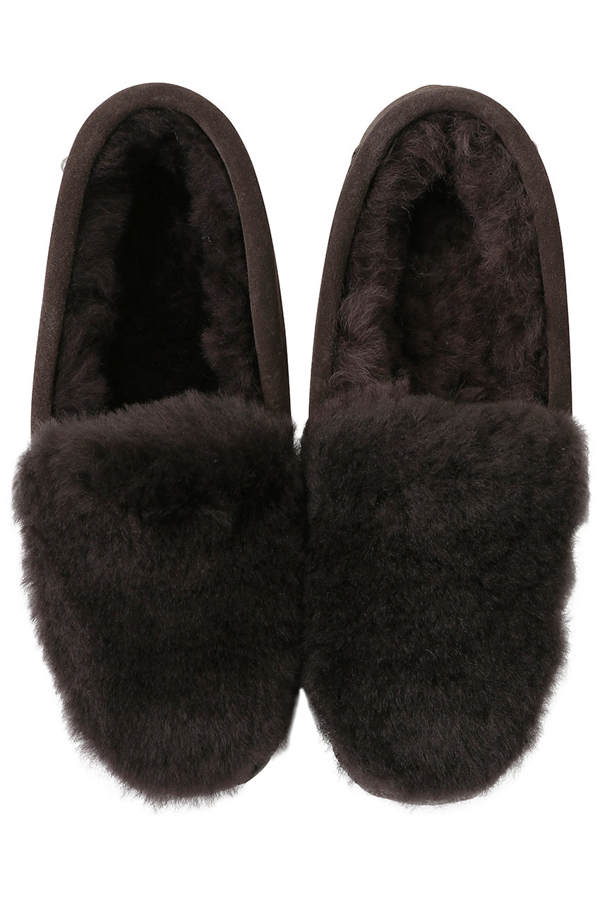 EMU Australia Cairns Reverse Fur (チョコレート, W7(24cm)) エミュ オーストラリア ELLE SHOP