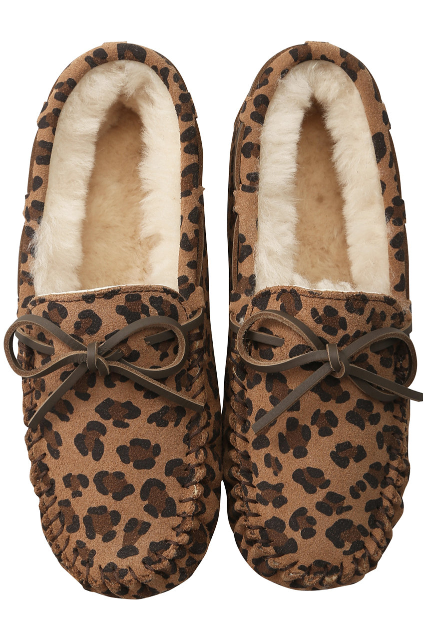 SALE 【30%OFF】 EMU Australia エミュ オーストラリア Amity Print モカシン チェスナット
