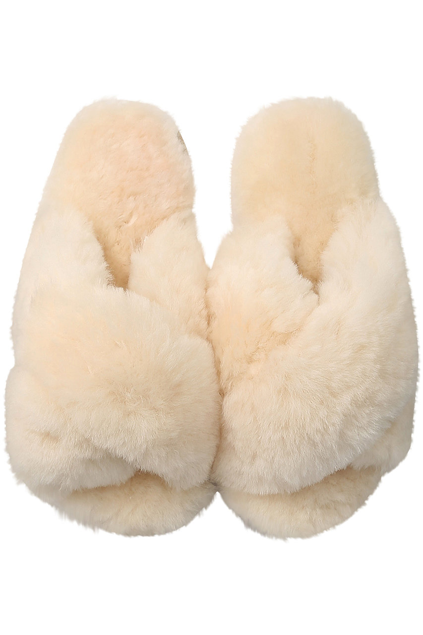 SALE 【30%OFF】 EMU Australia エミュ オーストラリア Mayberry シープスキンサンダル ナチュラル