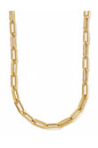 18K brock chain ネックレス01
