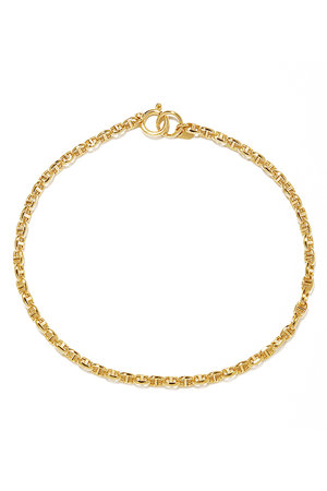 イリスフォーセブン/IRIS 47の18K ovalchain ブレスレット02(150300/150302)