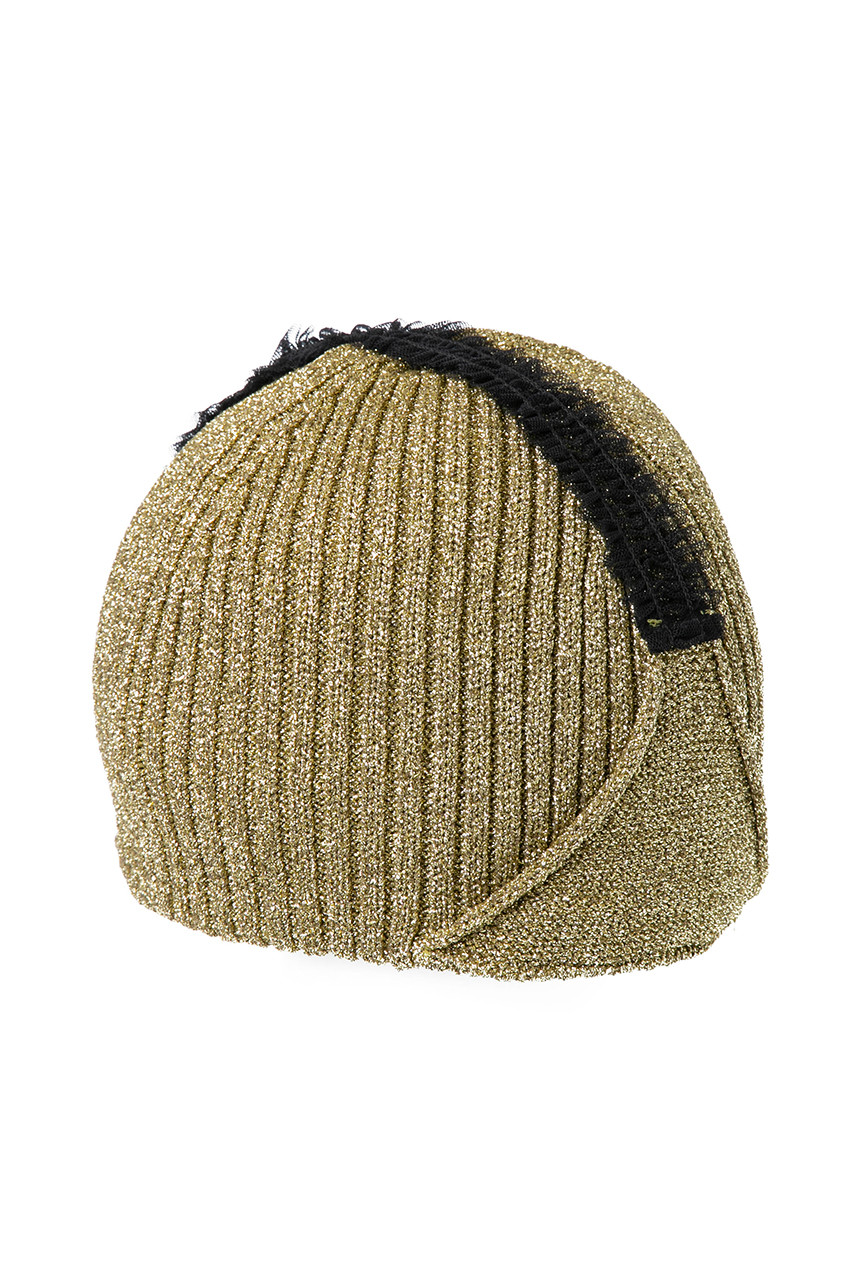 IRIS 47(イリスフォーセブン)｜gram ニットキャップ/ゴールド の通販