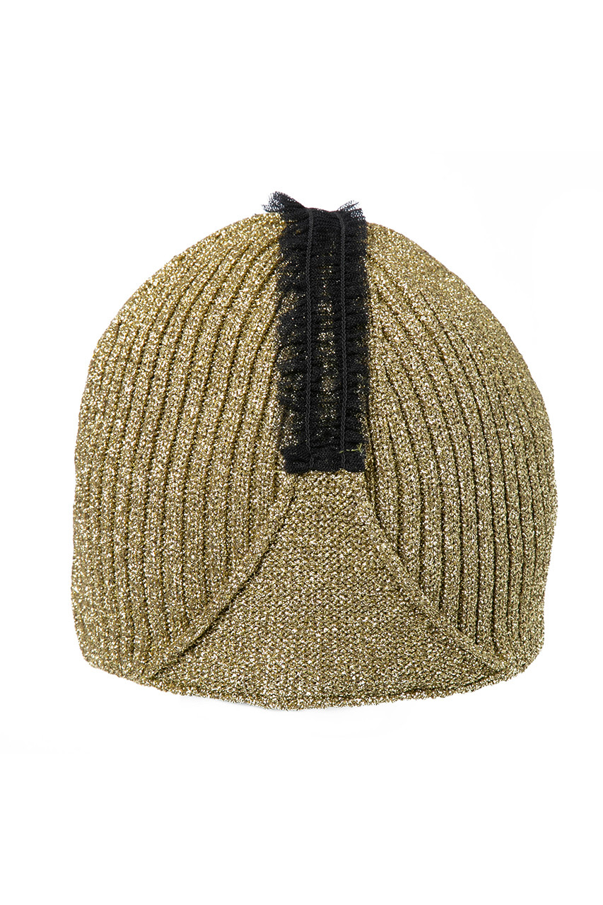 IRIS 47(イリスフォーセブン)｜gram ニットキャップ/ゴールド の通販