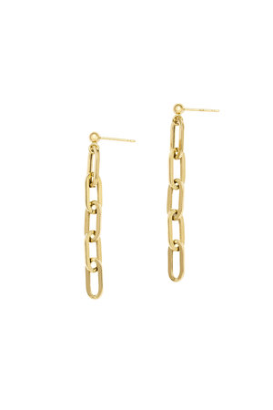 イリスフォーセブン/IRIS 47のK18 brock chain ピアス(150100/150101)