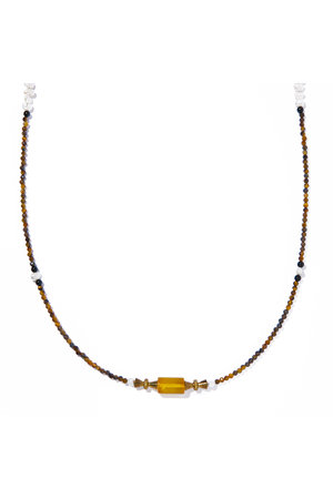 イリスフォーセブン/IRIS 47のamber glass chain ネックレス(150200/150201)