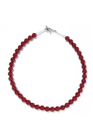 イリスフォーセブン/IRIS 47のcaviar ネックレス red agate(150200/150201)