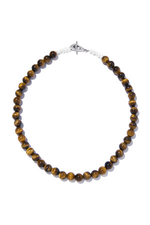 イリスフォーセブン/IRIS 47のcaviar ネックレス tigereye