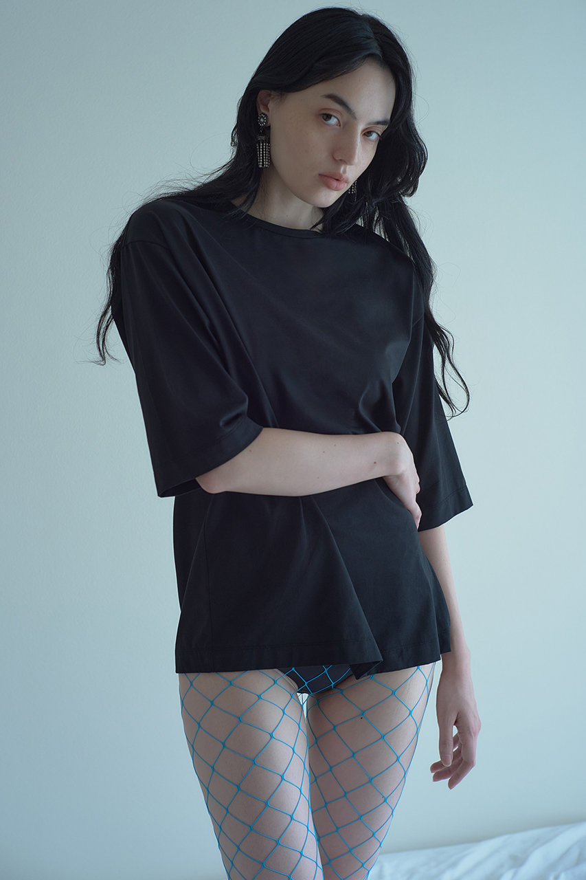iris47 シルキーオーバーサイズトップス IRIS47 tシャツ 「IRIS 47」silky long tops/シルキー ロング
