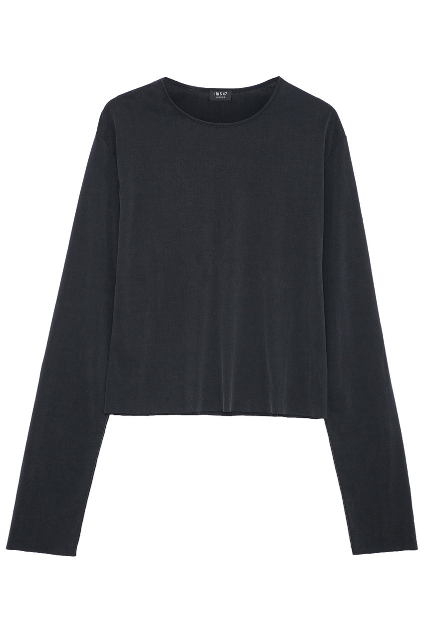IRIS 47 velvety long トップス (ブラック, F) イリスフォーセブン ELLE SHOP IRIS 47 velvety long トップス (ブラック, F) イリスフォーセブン ELLE SHOP