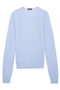 カシミヤ シアーニットトップス イリスフォーセブン/IRIS 47 ライトブルー