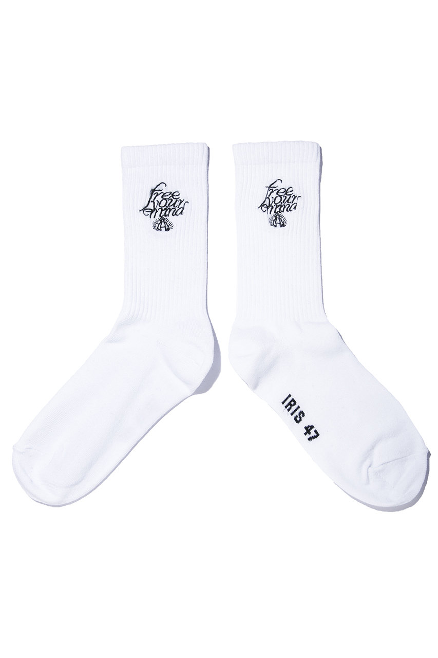 IRIS 47 wish ソックス (ホワイト, F(23-25cm相当)) イリスフォーセブン ELLE SHOP IRIS 47 wish ソックス (ホワイト, F(23-25cm相当)) イリスフォーセブン ELLE SHOP