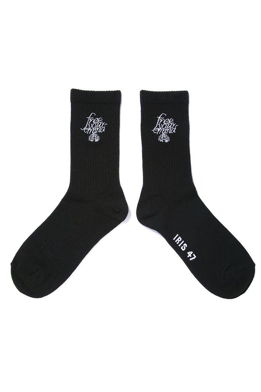 IRIS 47 wish ソックス (ブラック, F(23-25cm相当)) イリスフォーセブン ELLE SHOP IRIS 47 wish ソックス (ブラック, F(23-25cm相当)) イリスフォーセブン ELLE SHOP
