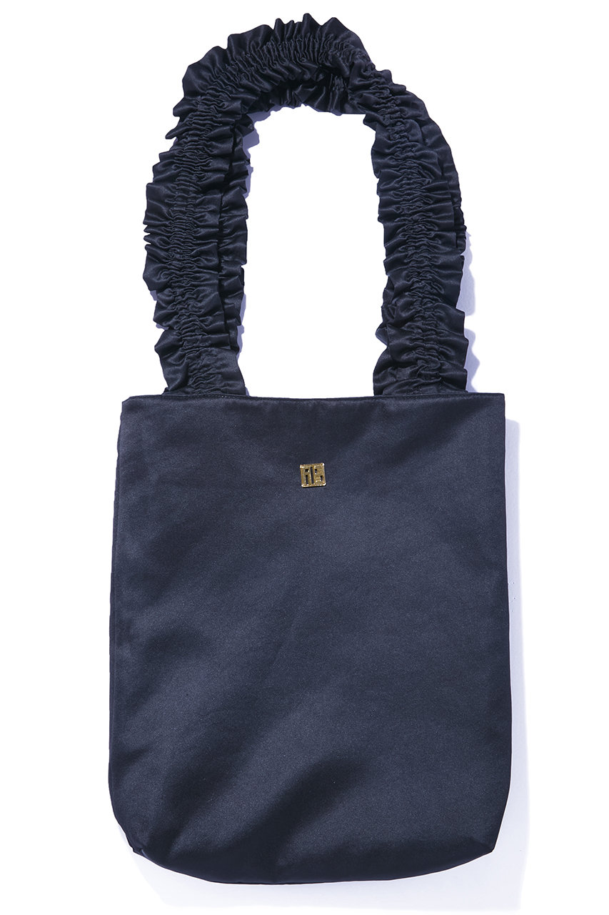 イリスフォーセブン/IRIS 47のgiggle トートバッグ（リバーシブル）(ブラック×グリーン/BO246)