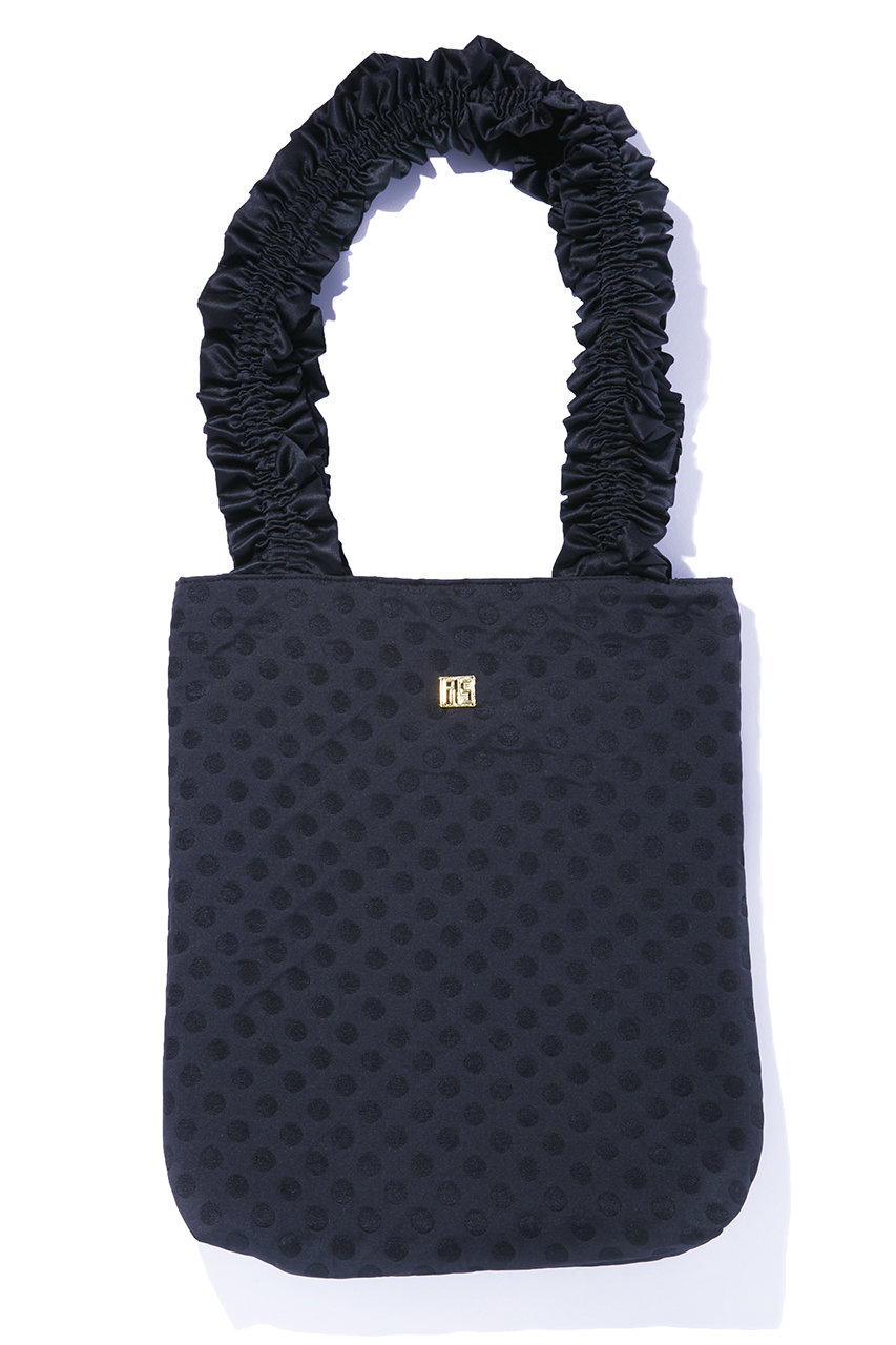 イリスフォーセブン/IRIS 47のgiggle トートバッグ（リバーシブル）(ブラック×ネイビー/BO246)