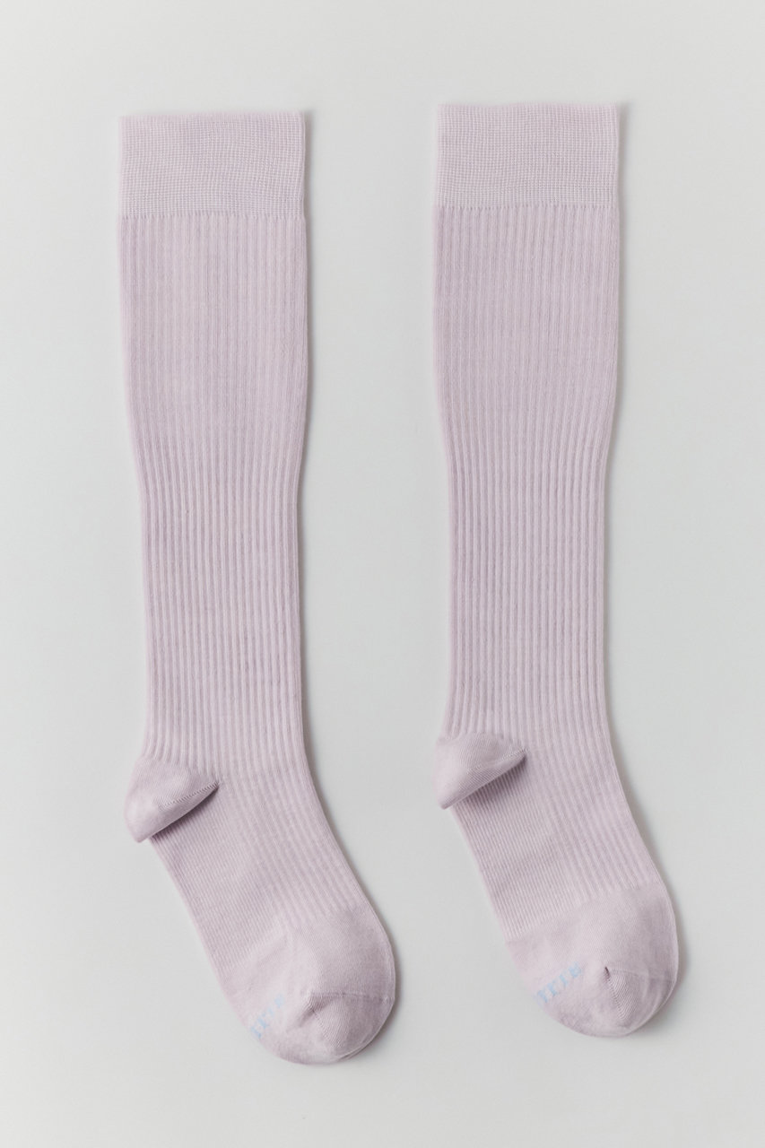 イリスフォーセブン/IRIS 47の【UNQUITTE】elitude 着圧ソックス(モーブ/UNQ1)