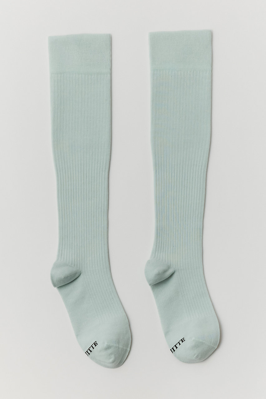 イリスフォーセブン/IRIS 47の【UNQUITTE】elitude 着圧ソックス(ミントグリーン/UNQ1)