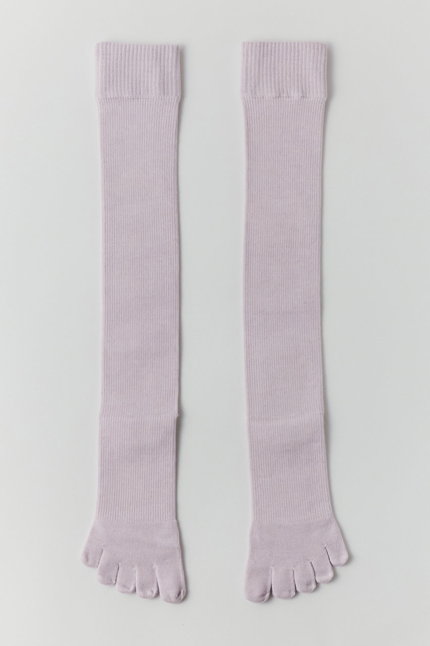 イリスフォーセブン/IRIS 47の【UNQUITTE】legitude 着圧ソックス(モーブ/UNQ3)