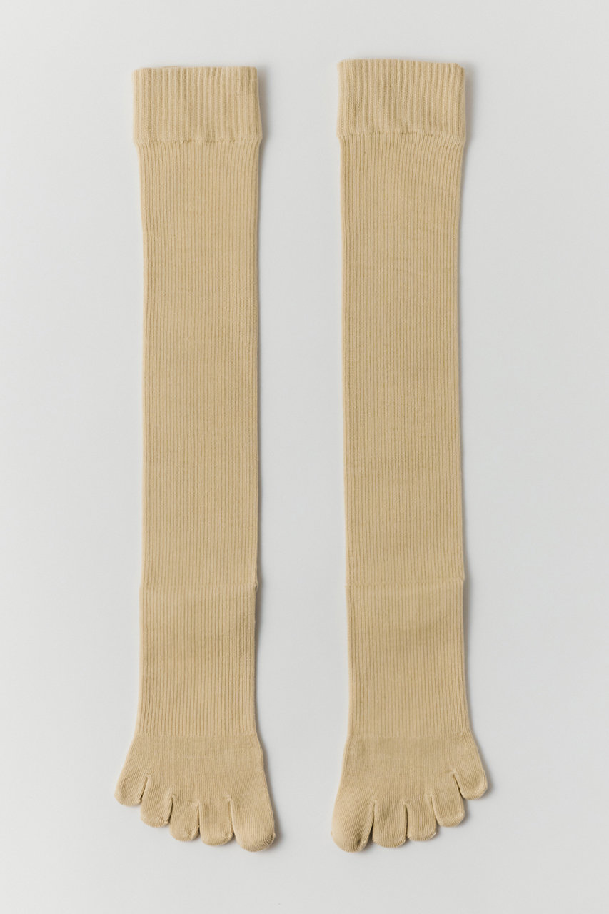 イリスフォーセブン/IRIS 47の【UNQUITTE】legitude 着圧ソックス(ベージュ/UNQ3)