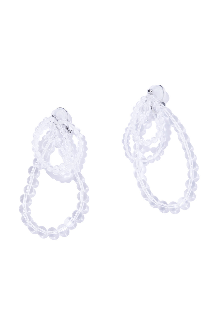 イリスフォーセブン/IRIS 47のfabiana crystal イヤリング(クリア/JSV14)