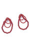 fabiana red agate イヤリング イリスフォーセブン/IRIS 47 レッド