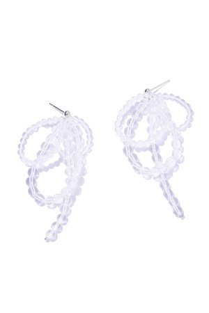 イリスフォーセブン/IRIS 47のfabiana crystal ピアス(150100/150101)