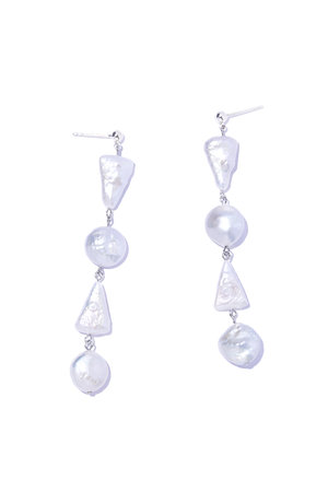 イリスフォーセブン/IRIS 47のmozaic pearl ピアス(150100/150101)