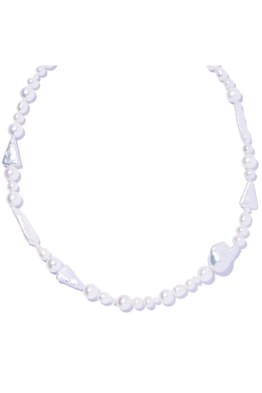 イリスフォーセブン/IRIS 47のmozaic arty pearl ネックレス(ホワイト/VSJ3)