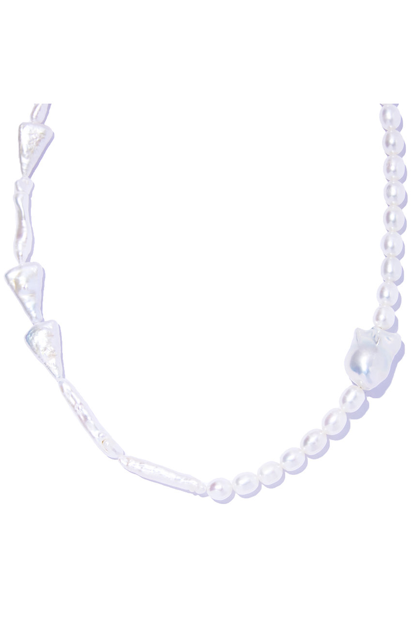 イリスフォーセブン/IRIS 47のgeometry pearl ネックレス(ホワイト/VSJ4)