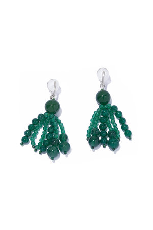 イリスフォーセブン/IRIS 47のbundle イヤリング green agate(150100/150102)