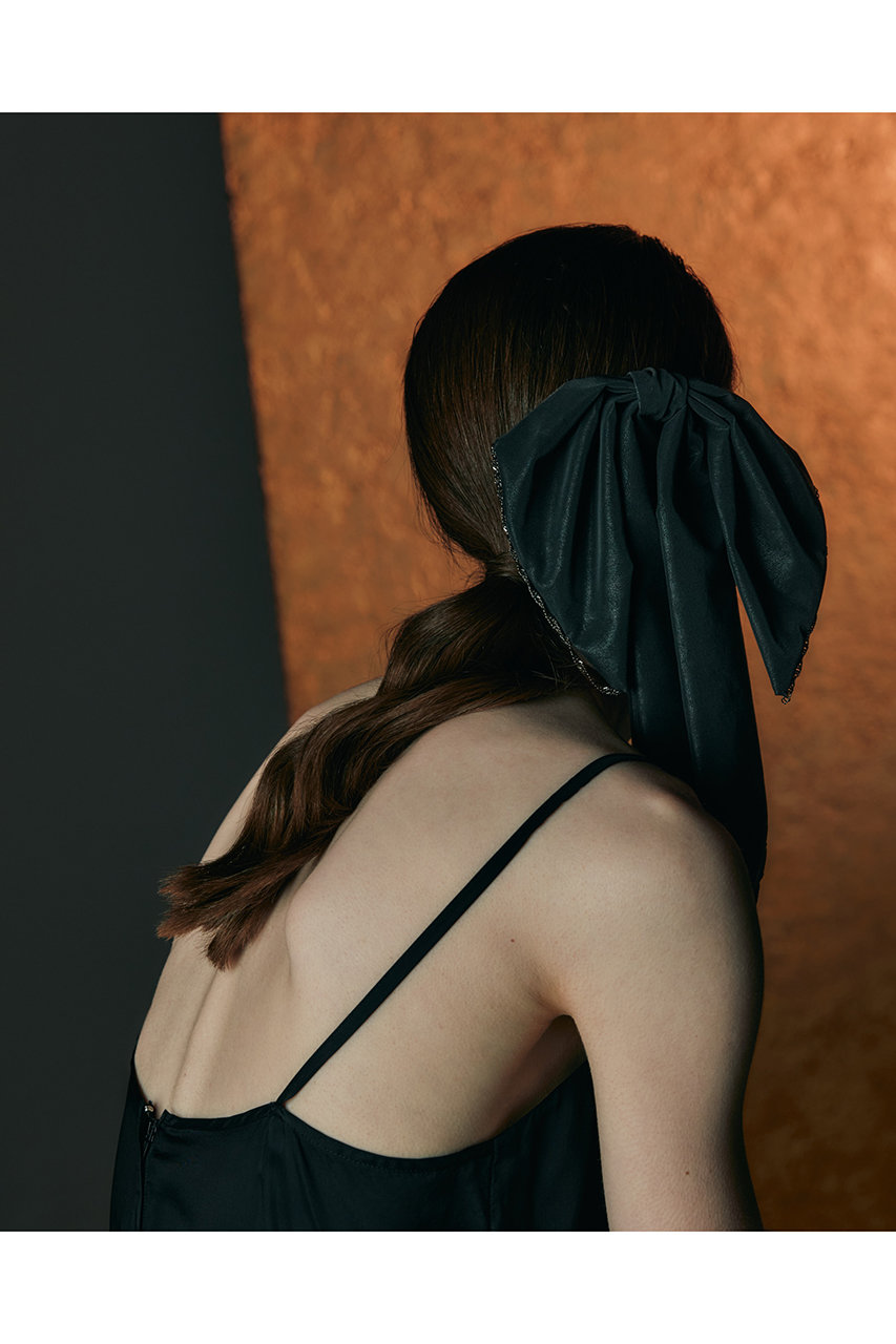 IRIS 47(イリスフォーセブン)｜ruth bow クリップ/ブラック の通販