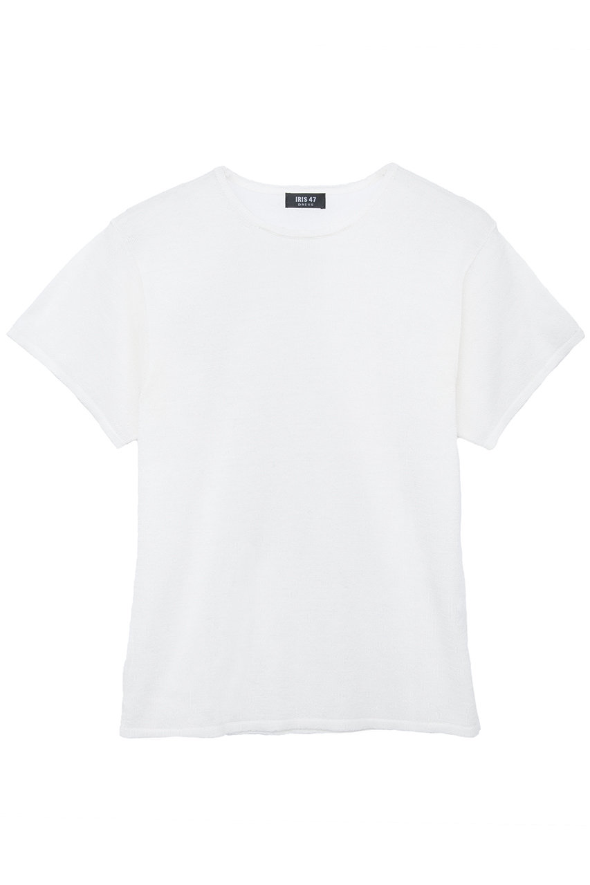 イリスフォーセブン/IRIS 47の【予約販売】bare カシミヤTシャツ(ホワイト/dress39)