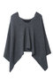 【予約販売】drape カシミヤポンチョ イリスフォーセブン/IRIS 47