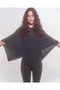 【予約販売】drape カシミヤポンチョ イリスフォーセブン/IRIS 47