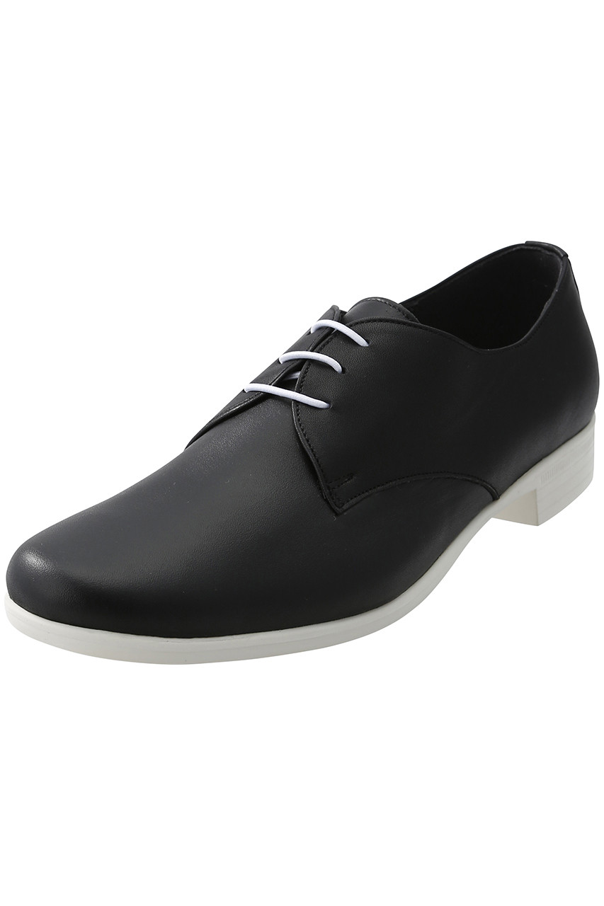 chausser ショセ 【TRAVEL SHOES by chausser】レースアップシューズ ブラック/ホワイト