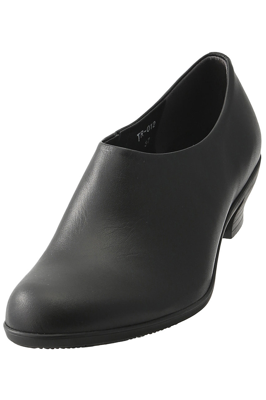 chausser ショセ 【TRAVEL SHOES by chausser】ヒールスリッポン(レイン対応) ブラック
