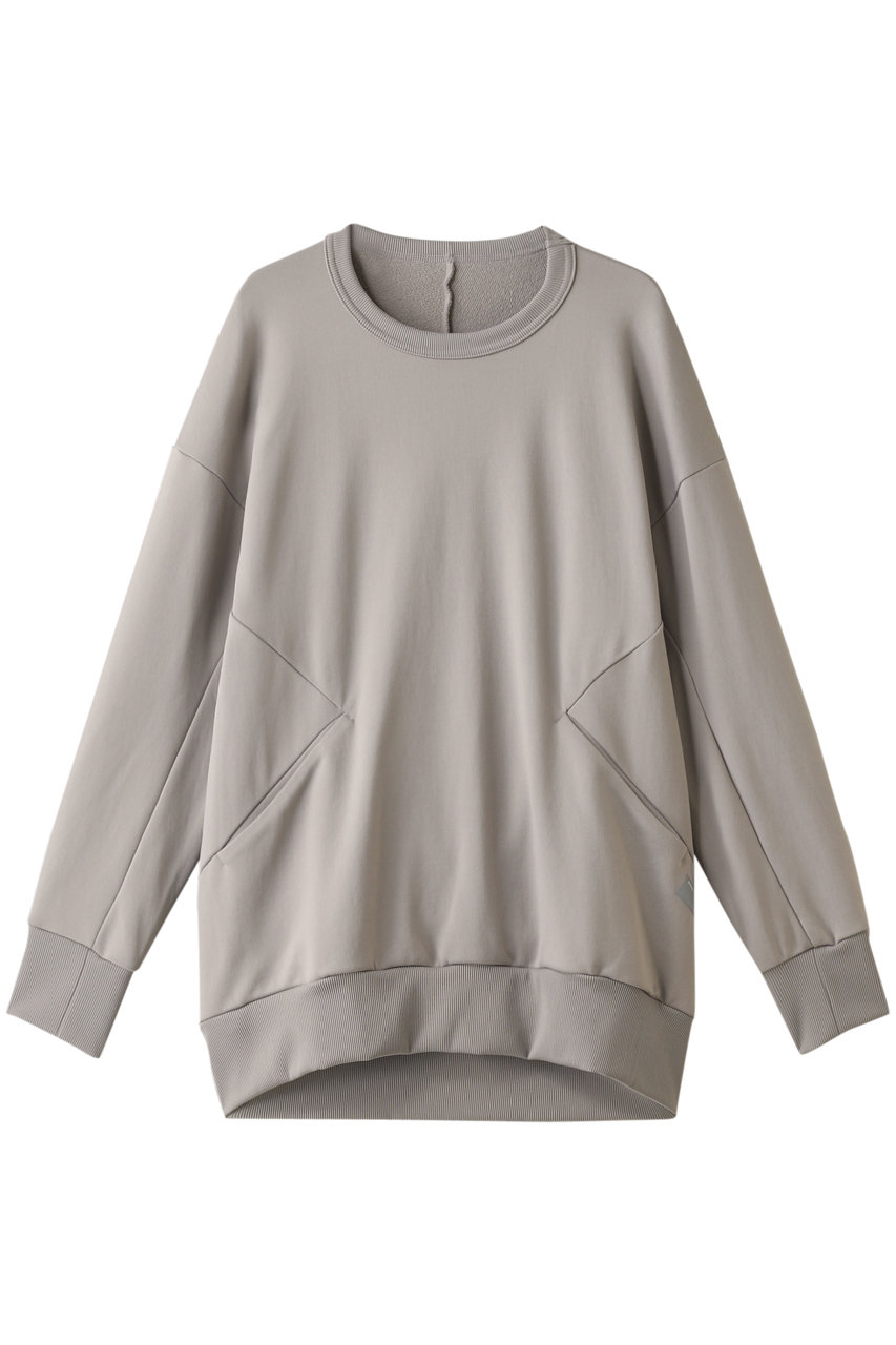 ATTACHMENT アタッチメント メンズ(MENS)Ny/Co裏毛クルーネックプルオーバー ライトグレー