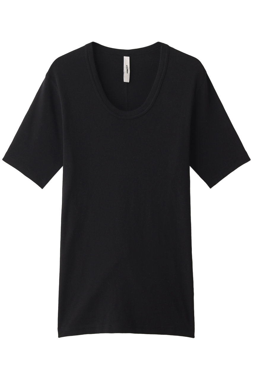 ATTACHMENT アタッチメント メンズ(MENS)ハイテンションフライスUネック5分袖 ブラック