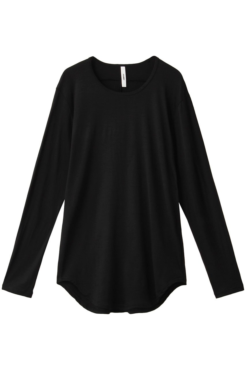 ATTACHMENT アタッチメント メンズ(MENS)バンデーラ天竺クルーネック長袖トップス ブラック