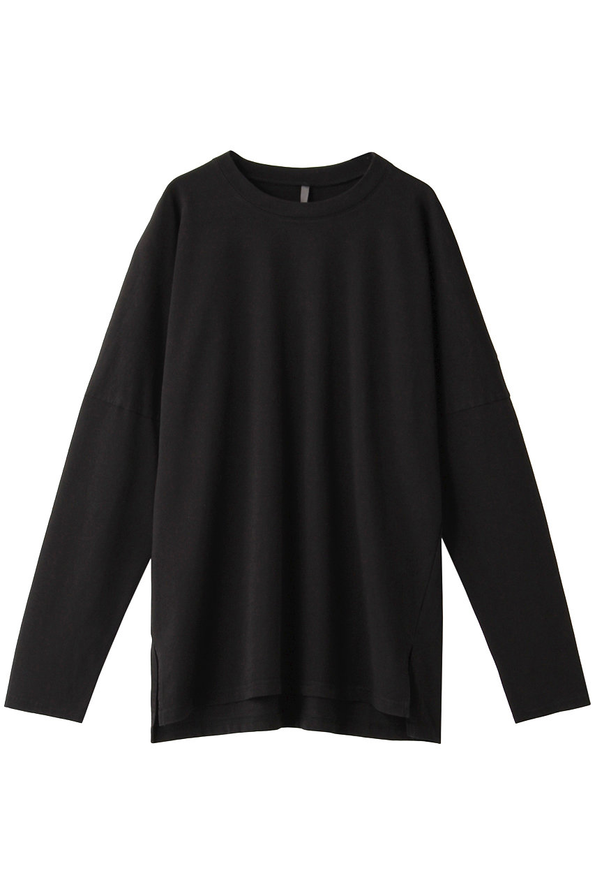 SALE 【40%OFF】 ATTACHMENT アタッチメント メンズ(MENS)【KAZUYUKI KUMAGAI】ソフトオーガニックCネックドルマン長袖トップス ブラック