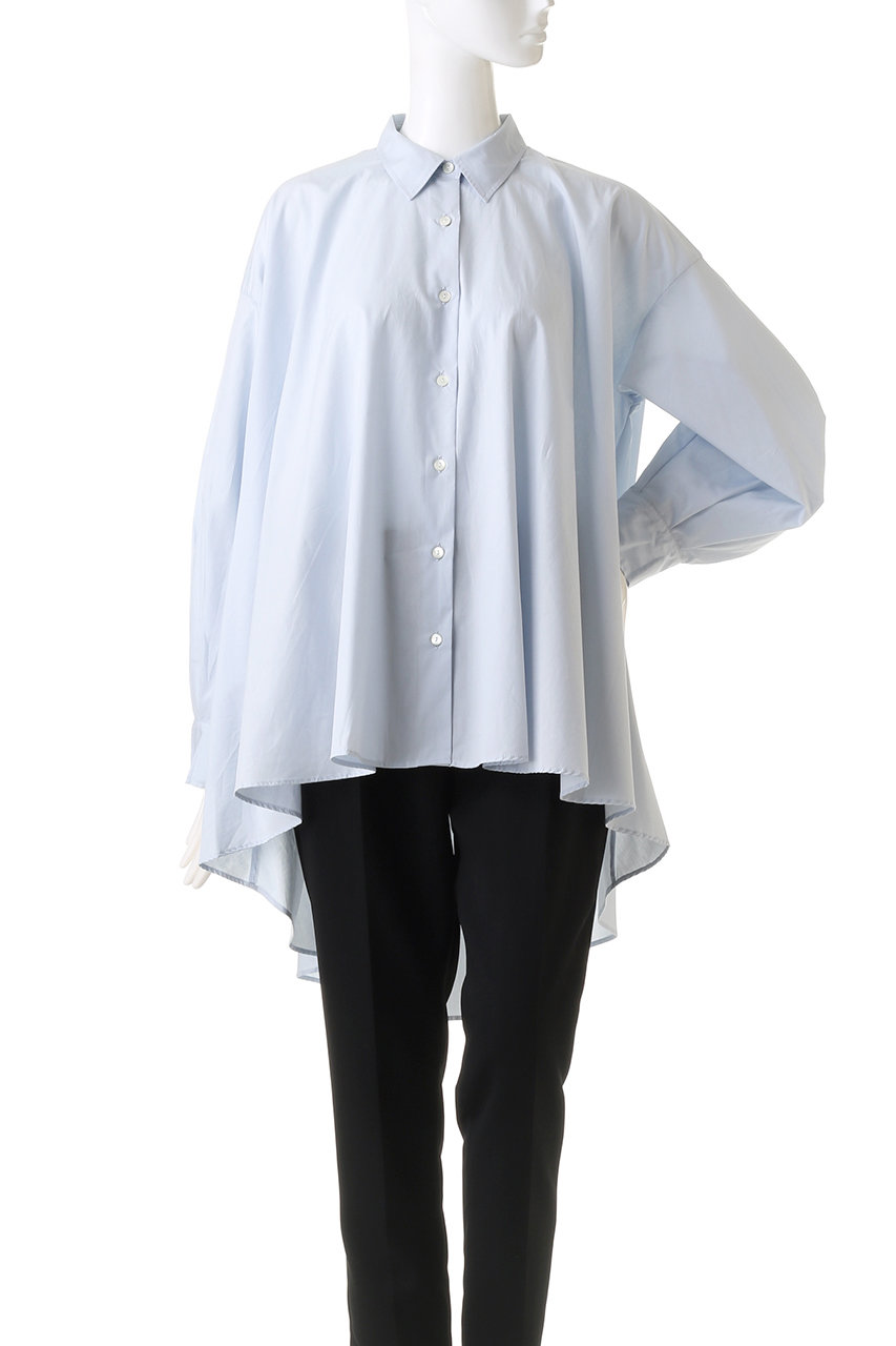 mizuiro ind(ミズイロインド)｜ワイドシャツ/オフホワイト の通販