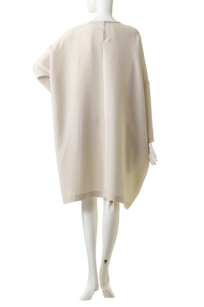 Mizuiro Ind ミズイロインド クルーネックワイドワンピース キナリ の通販 Elleshop エル ショップ